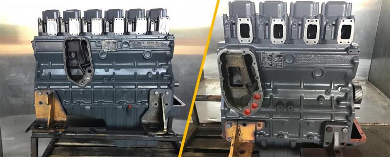 Liebherr long block and short block: what are the differences?